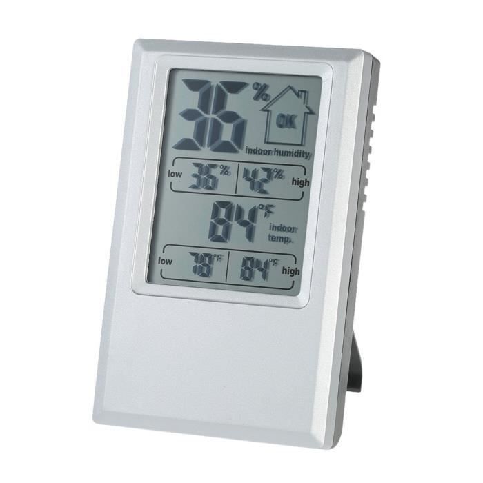 12 Pièces Thermometre Hygrometre Interieur, Hygrometre