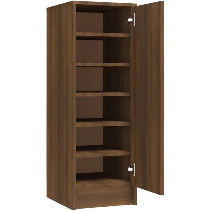 Étagère à Chaussures Haute 160cm – Meuble De Rangement Pour Entrée, Couloir Ou Salon