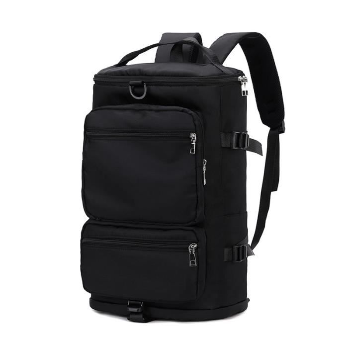 Sac à Dos Grand Capacité Gramigg - Nylon, Multi-poches, Compartiment Ordinateur, Style Coréen (Homme/Femme)