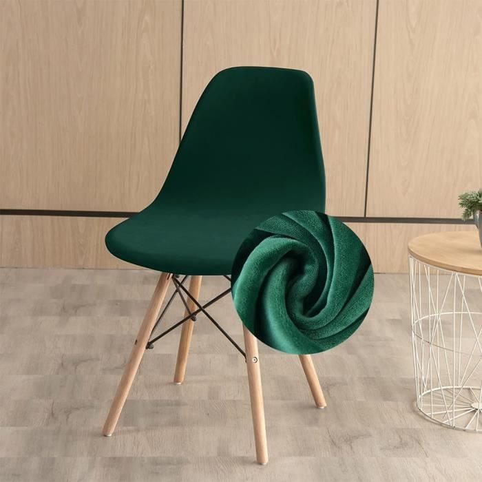 Housse De Chaise Bureau LIFEDX - Velours Extensible Avec Accoudoirs