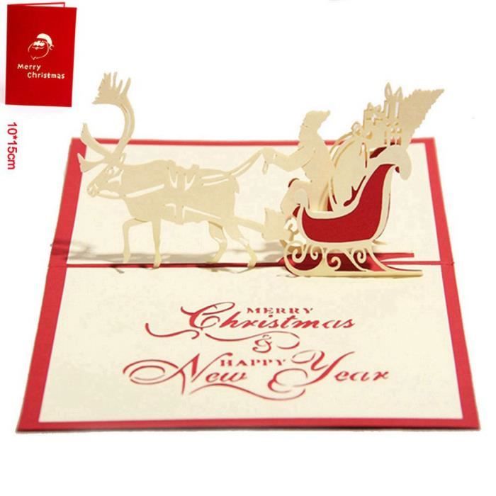 Joyeux Noel Cartes 3d Amant De Mariage Joyeux Anniversaire Cartes De Voeux D Anniversaire Whz91022003b Frices Achat Vente Carte Correspondance Bureau Et Papeterie Cdiscount
