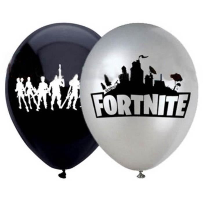 Nouveau 12 Pouce 12 Pcs \ / Lot Fortnite Ballon En Latex Gonflable  Décorations D'anniversaire Joyeux Fortnite Ballon Globes Jouets P -  Cdiscount Maison