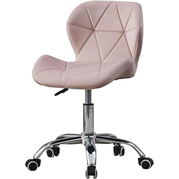 LIWI-Chaise de Bureau pivotante Ergonomique avec roulettes - en Velours LIWI-Chaise de Bureau pivotante Ergonomique avec roulettes - en Velours