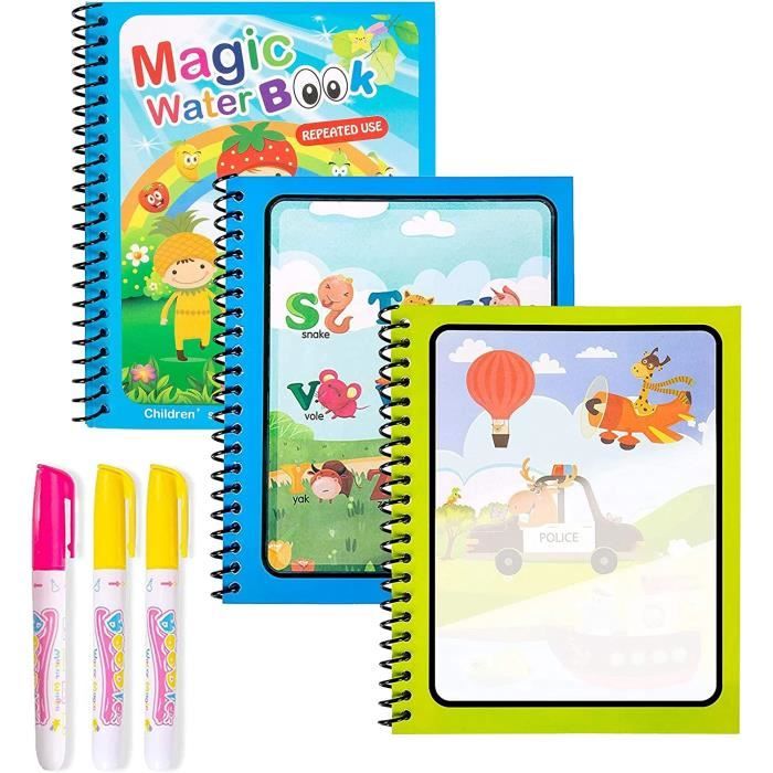 Livre de coloriage à l'eau pour enfants, planche à dessin magique, jouets Faovr, cadeau d