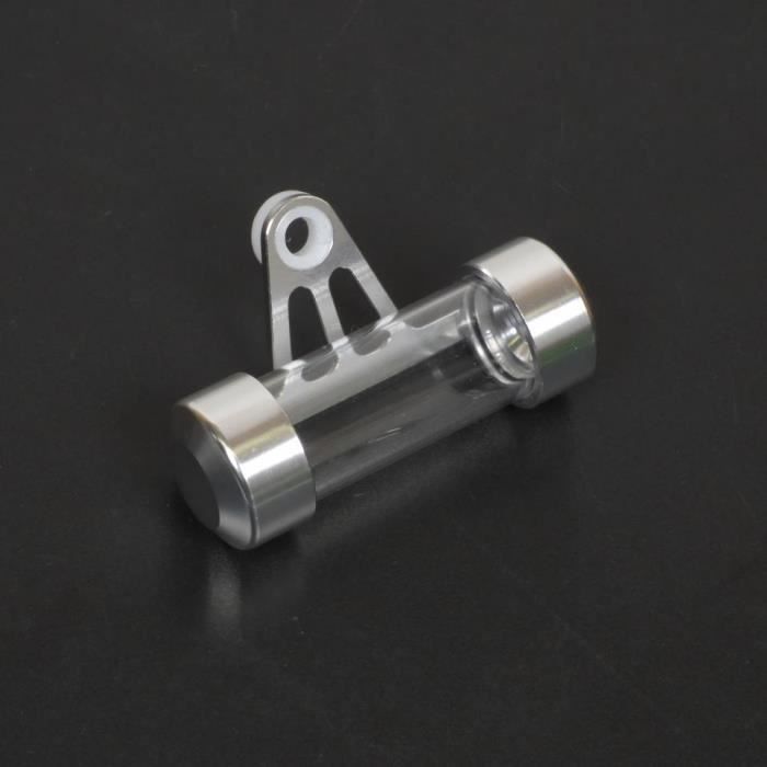 Support Cylindrique Pour Vignette Moto | Aluminium Anodisé Bleu | Dimensions 50x30 Mm, Ø 23/19 Mm, Hauteur 78 Mm