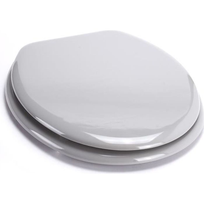 Abattant Wc MSV MDF Gris Argent Universel Entraxe de fixation universelle Cdiscount Bricolage