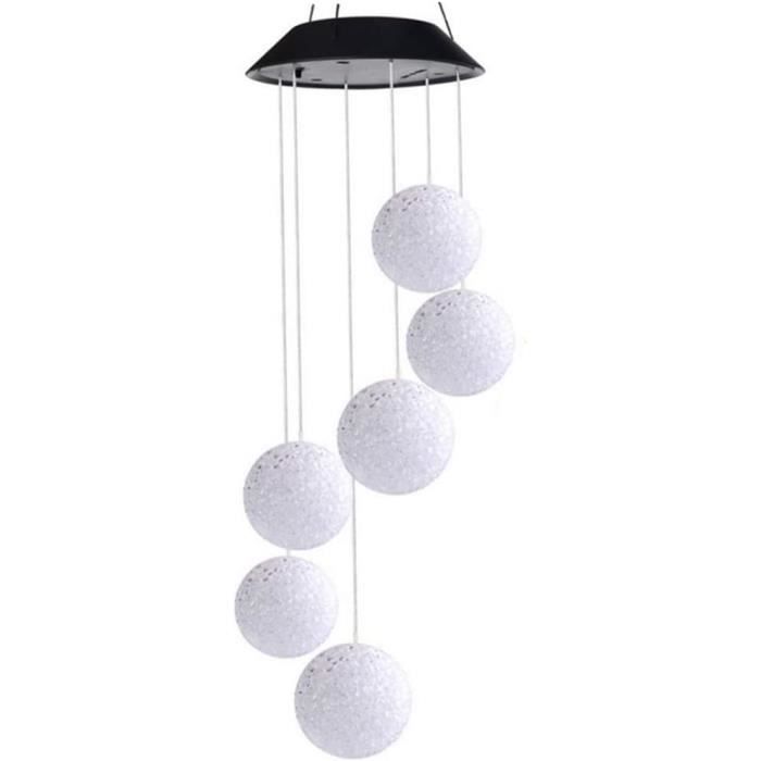 Lampadaire Extérieur,Carillon éolien à énergie Solaire LED, Décoration De Maison Et Cadeaux