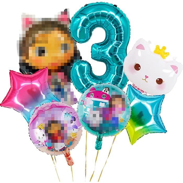 Ballons De Fête, Gabby Dollhouse Ballons En Aluminium, Ballons D' Anniversaire Pour Enfants, Ballons À L'Hélium, Ballons Déco[H10895] -  Cdiscount Maison