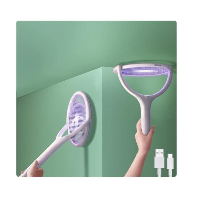 CONOPU Raquette Anti Moustique, 4000V raquette electrique, USB Tapetteà CONOPU Raquette Anti Moustique, 4000V raquette electrique, USB Tapetteà