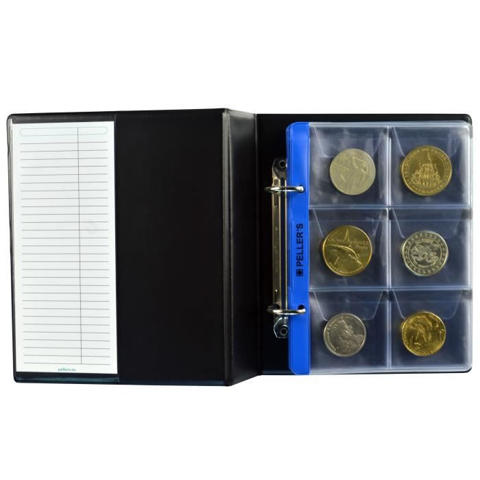 Boîte à monnaie en bois pour 30 pièces de 46 mm collection de médailles 