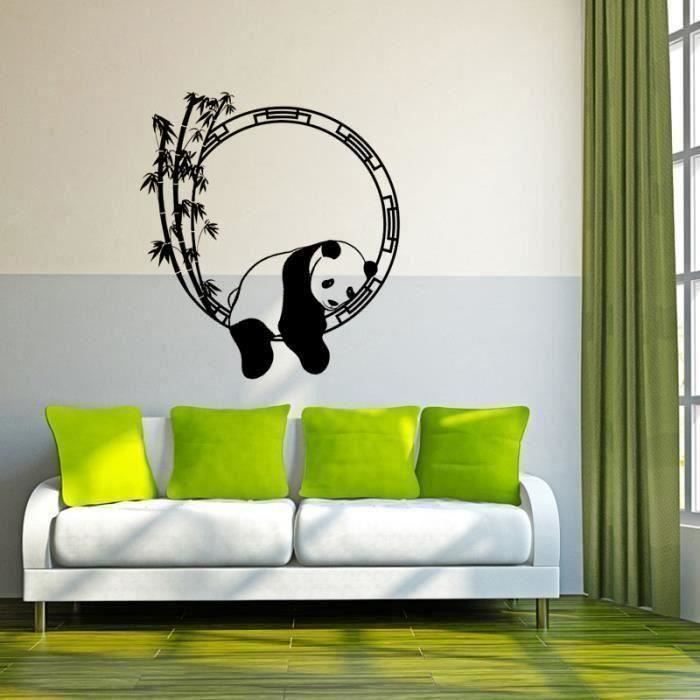 Noir Creative Panda Stickers Muraux Pour Chambre D Enfant Decoration A La Maison Wall Sticker Pepiniere Lrumierw A0554 I07705 Achat Vente Stickers Soldes Cdiscount