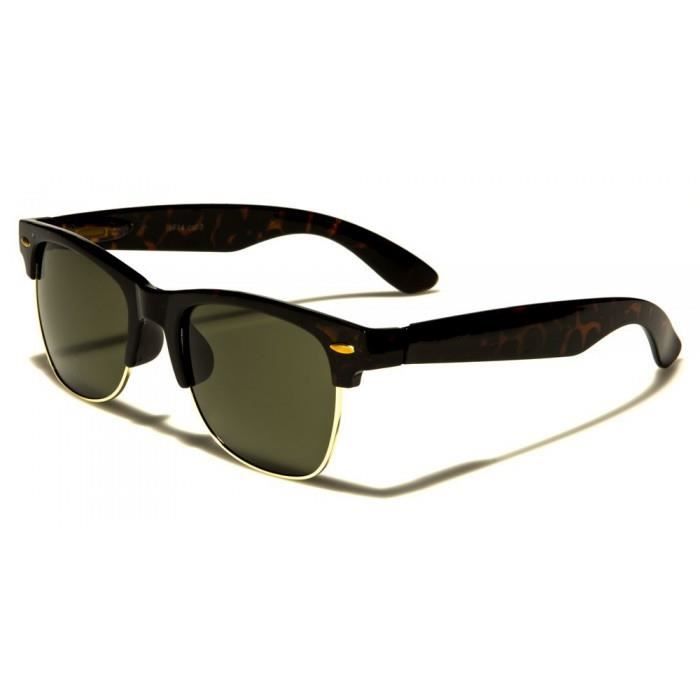 Lunette de soleil style retro 50 s leopard vert homme Achat