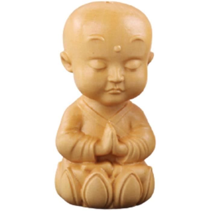 Statue De Bouddha Pour Bébé, Décoration De Bouddha | Petite Figurine De Moine Mignon, Statue De Bouddha Zen Moine Figurine[S511] - Maison