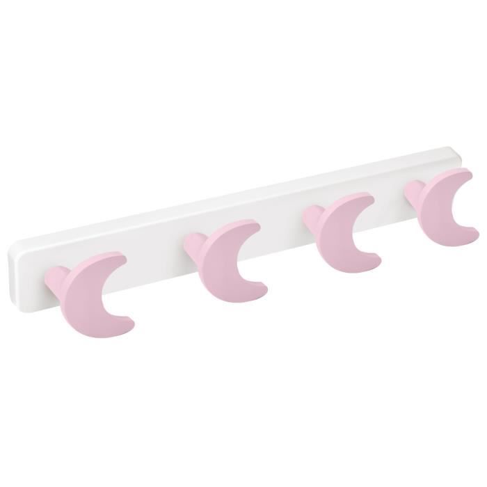 Portemanteau Patere Mur Chambre Bebe Lunes Roses Bois Laque Base Plastique Plastique Achat Vente Porte Manteau Bebe Soldes Sur Cdiscount Des Le Janvier Cdiscount