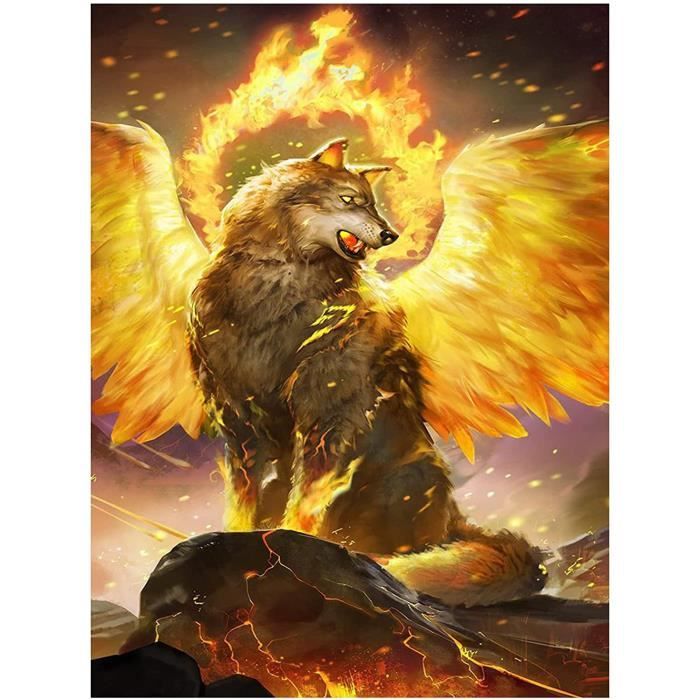 MXJSUA Diamond Painting Kit Pour Adulte Débutant, Tigre 5D Diamant Painting Images Ronde Diamond