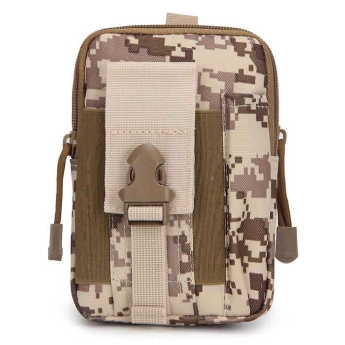 Sac Banane Tactique FRTKK – Drapeau USA Velcro, MOLLE, Nylon 1000D, Idéal Randonnée, Pêche, Vélo, Camping, Chien