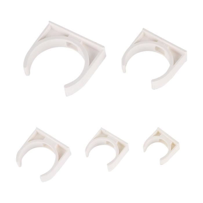 4 Pièces Support De Séparation Bureau - Pinces Fixation Cloison 12-20mm Blanc Mat