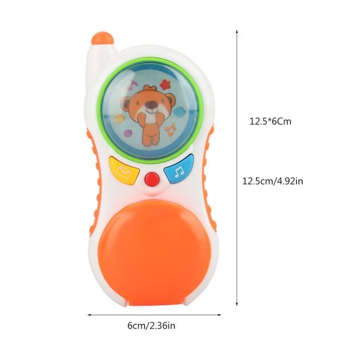 Sonew Telephone Portable Pour Bebe Bebe Telephone Portable Jouet Bebe Jouet Educatif Mobile Telephone Avec Son Et Cdiscount Jeux Jouets