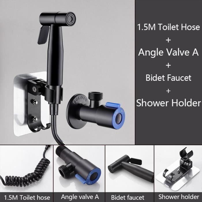 Bidet,Pulvérisateur De Bidet De Toilette à Main, Kit De Douche En Acier