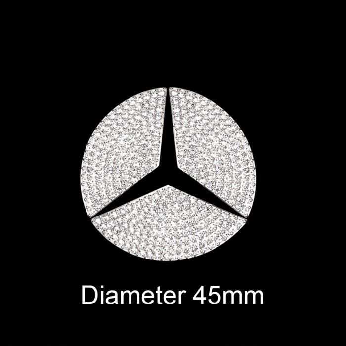 Pour Mercedes Benz AMG Volant Logo Emblème Autocollant Métal Voiture Auto  NEW
