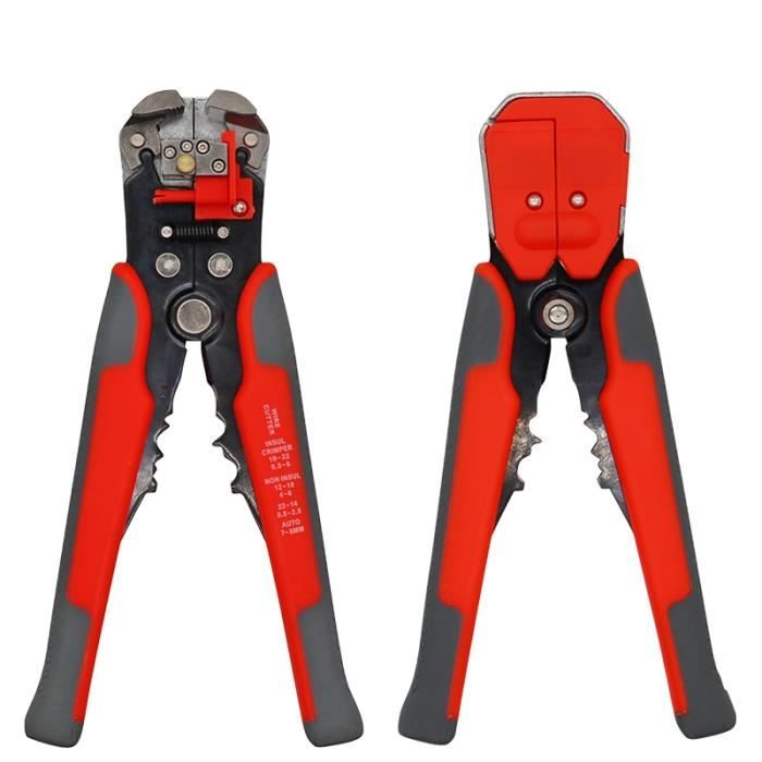 Pince à Dénuder Automatique 3-en-1 - Dénude, Coupe Et Serit - Auto-ajustable Pour Câbles Jusqu'à 6 Mm² - 11