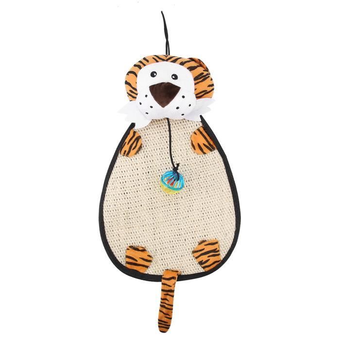 Hurrise Grattoir Pour Chat Dessin Anime Chat Chaton Grattoir Jouet Griffes Poteau A Gratter Tapis Tapis Interactif Jouet Tigre Cdiscount Animalerie