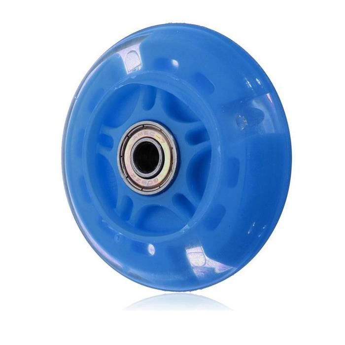 Roues De Scooter Clignotantes CX Skate 100 Mm – Motorisées Par Mouvement, 5 Roulements, Neuves