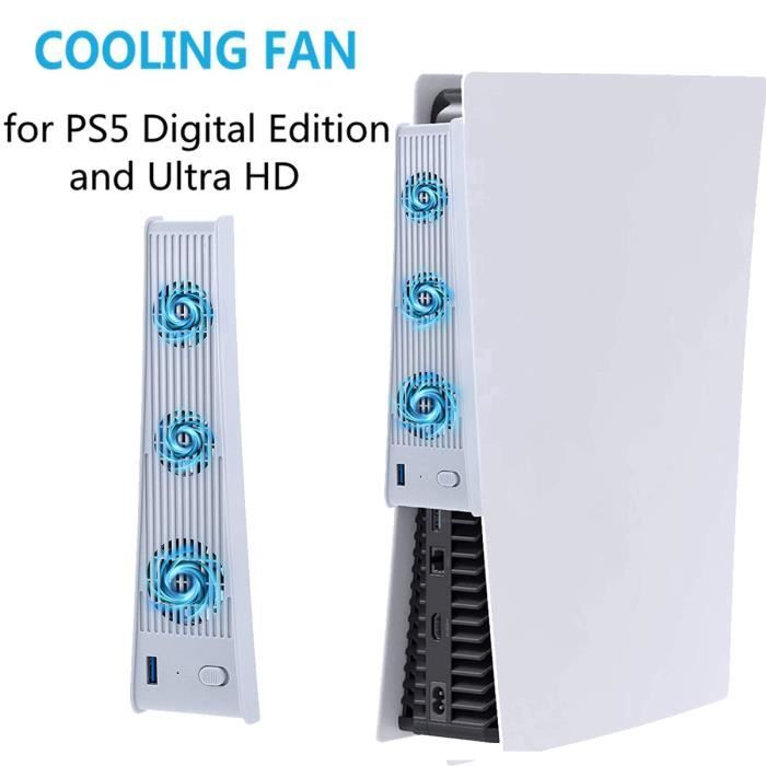 PS5 Ventilateur de refroidissement, PS5 Cooler Heat Exhauster