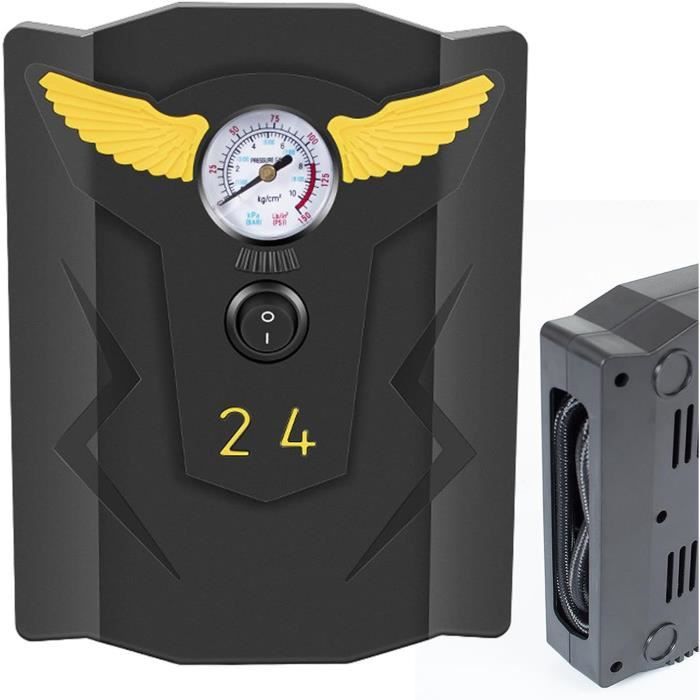 Pompe à Air Électrique Portable 12V 300 PSI - Compresseur Léger Pour Pneus Voiture, Moto, Camion Et Loisirs Extérieurs