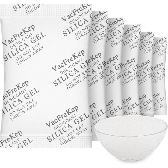 Lot De 10 Sachets Gel De Silice Dry & Dry 200g - Absorbant D'humidité Réutilisable, Haute Qualité