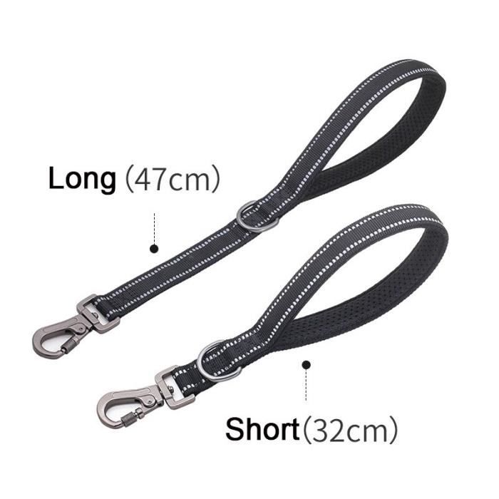Nylon Short Dog Leash for Outdoor Walking Jogging Traction Rope Medium
