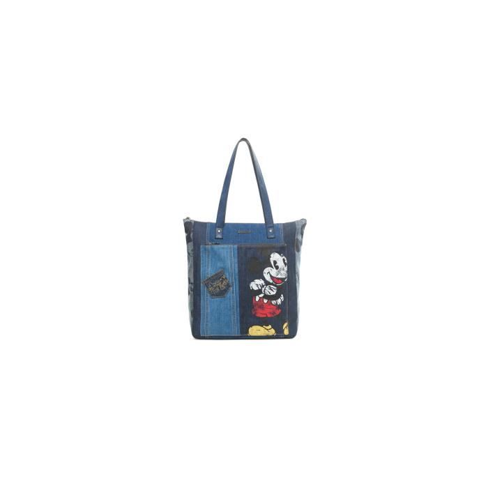 Desigual Sac Femme exotic Mickey bogota Jean Bleu 18WAXD14 - Achat / Vente Desigual  Sac Femme exotic - Cdiscount