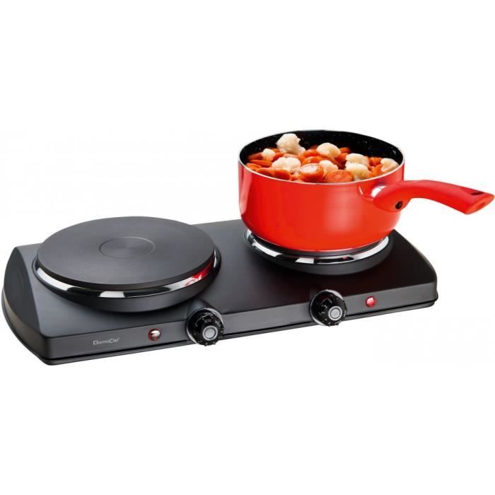 Plaque cuisson électrique double Cdiscount Electroménager