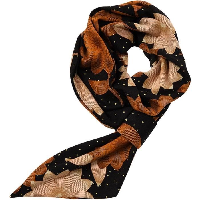 Foulard 100% Laine Pour Femme – Couleur Chocolat, Léger, Lavable En Machine – Neuf Avec étiquettes