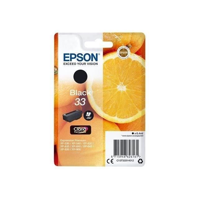 EPSON Cartouche dencre T3331 Noir - Oranges (C13T33314012)