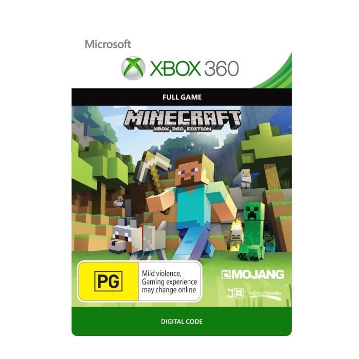 Onaangeroerd Brig mozaïek Minecraft Jeu Xbox 360 à télécharger - Cdiscount Jeux vidéo