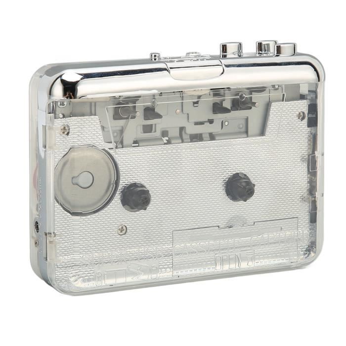 Lecteur De Cassettes Portable AM/FM Avec Haut-Parleur - Magnétophone Rétro Baladeur Audio Multifonction