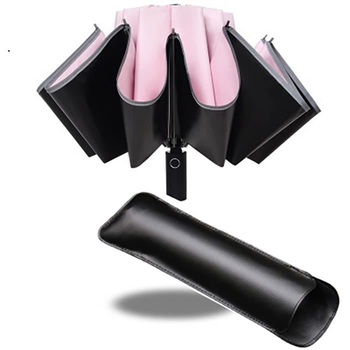 Parapluie Inversé Coupe-vent Avec Protection UV 99% – Ouverture Automatique, Bandes Réfléchissantes – Compact Et Pratique Pour La Voiture - 8