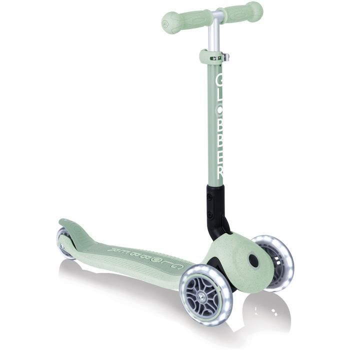 Trottinette 3 roues pliable GLOBBER JUNIOR LIGHTS ECOLOGIC Lumineuses Plastique recyclé 2 à 50 Kg - vue 2
