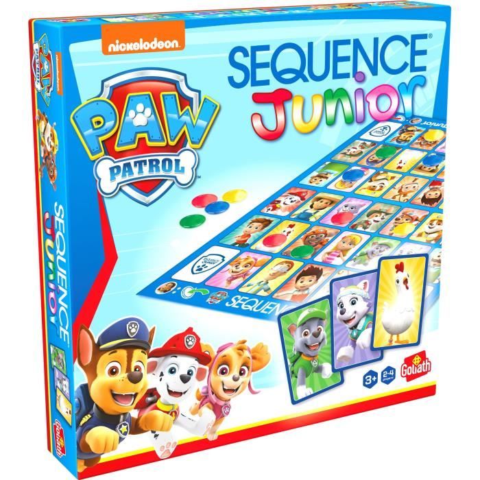 Jeu De Société Goliath Sequence Junior Pat Patrouille – Jeu Familial Dès 3 Ans