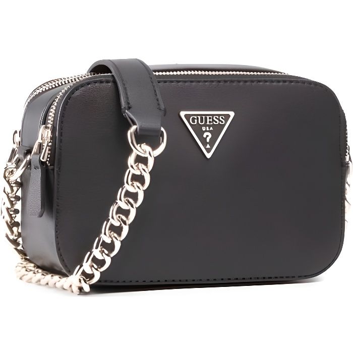 Sac bandouliere Guess noir 19 5 x 13 5 x 7 TU Noir Cdiscount Bagagerie Maroquinerie