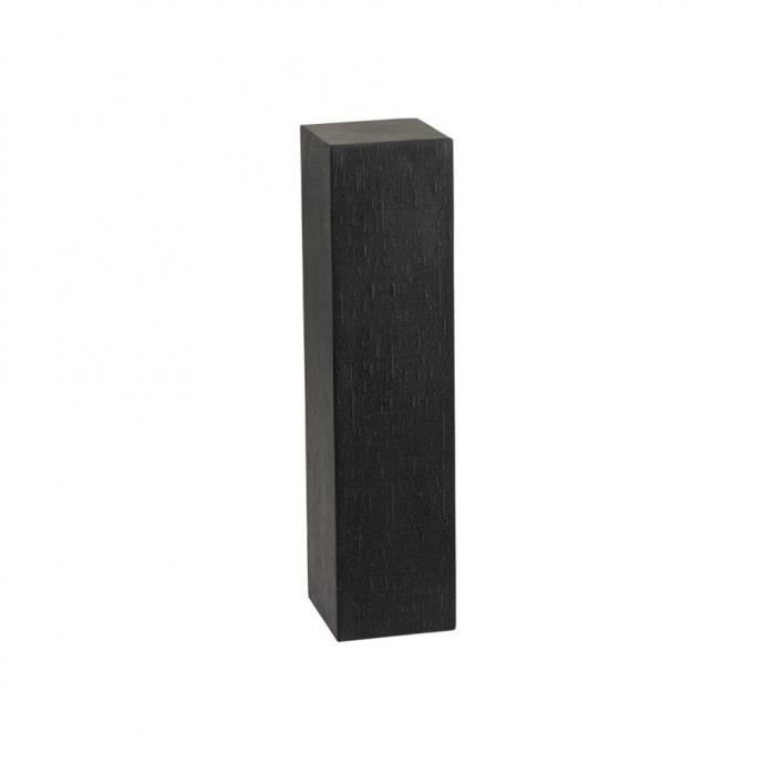 sellette rectangulaire inside 75 jora noir - 50 cm - contemporain design