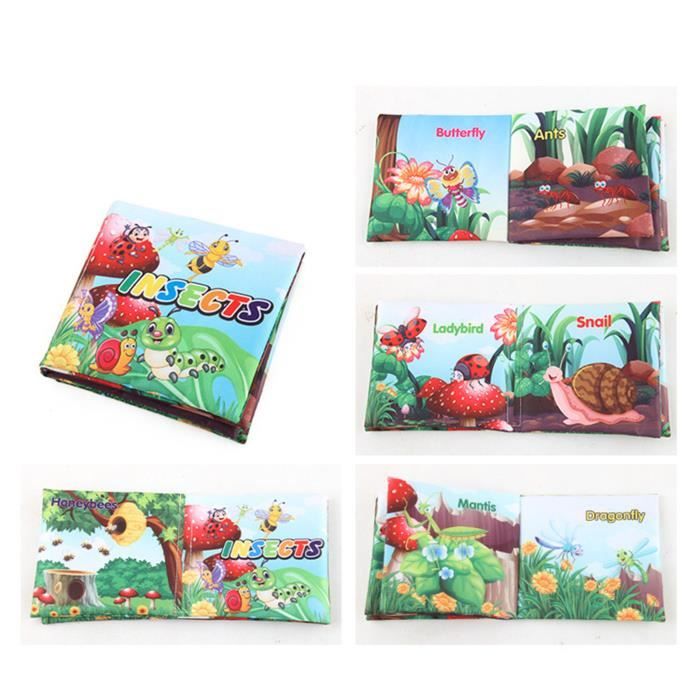 Coffret Jouet Jouets De Livre En Tissu Doux Pour Bebe 0 12 Mois Jouet Marionnette A Main 1 An Montessori Educatif Precoce B5 Cdiscount Puericulture Eveil Bebe