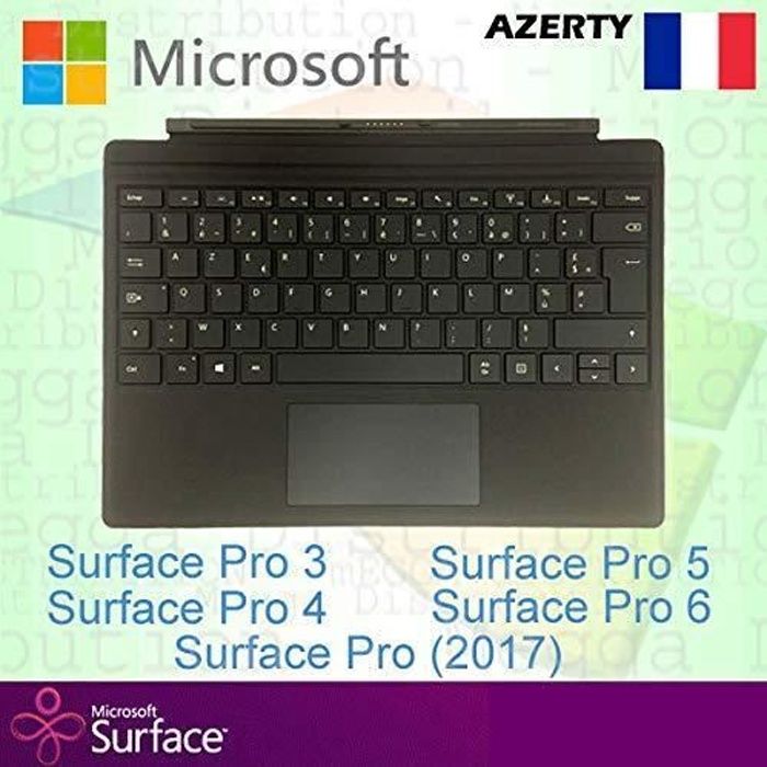 Acheter Microsoft Surface Pro Type Cover France/Français AZERTY Clavier Rétroéclairé Noir - Compatible Surface Pro 3 Pro 4 Pro (2017) Pro 5 Reconditionné - 72,00 € Microsoft Surface Pro Type Cover France/Français AZERTY Clavier Rétroéclairé Noir - Compatible Surface Pro 3 Pro 4 Pro (2017) Pro 5 Reconditionné - Microsoft reconditionné disponible sur Cdiscount Seconde Vie