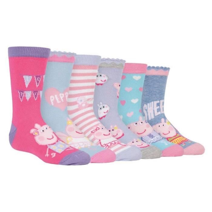 THE PEPPA PIG Chaussettes hautes Fille 