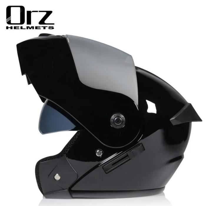 Milwaukee Casque de course modulaire intégral certifié DOT avec visière pare-soleil