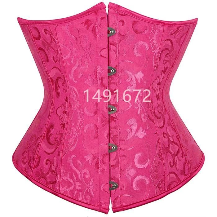 Women Faux Leather Wide Corset Belt Retro Under Bust Waist Cincher Gothic Punk