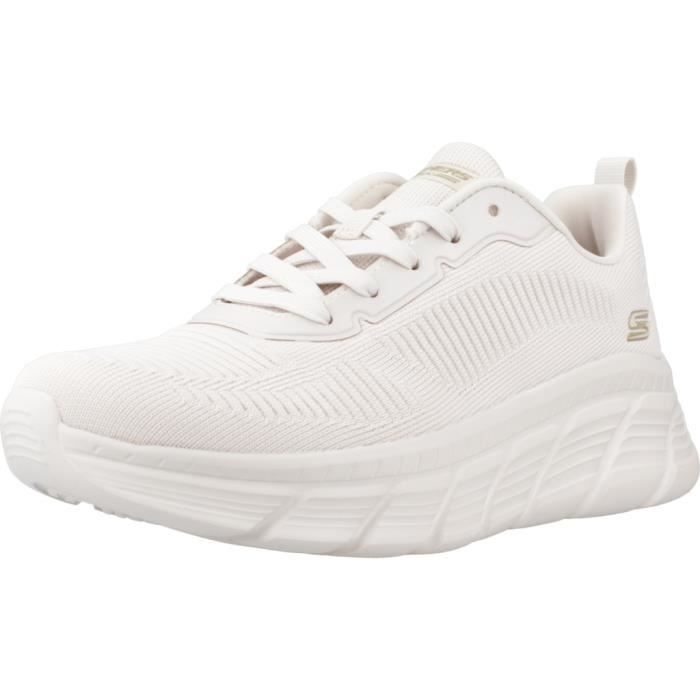 Skechers Baskets SKECHERS 117385S Beige - Femme - Lacets - Plat