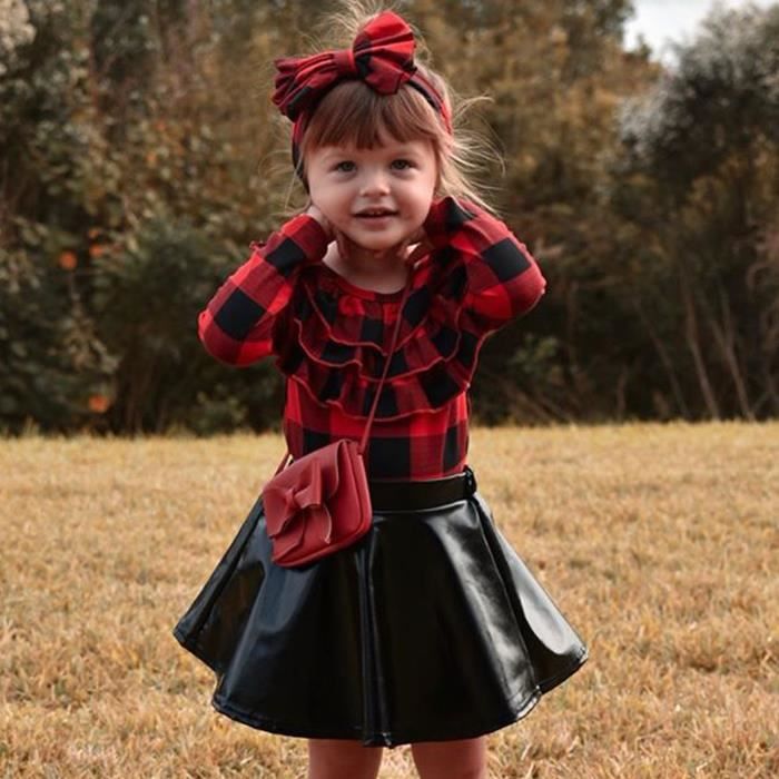 Un ensemble de v tements Enfants b b filles volants hauts