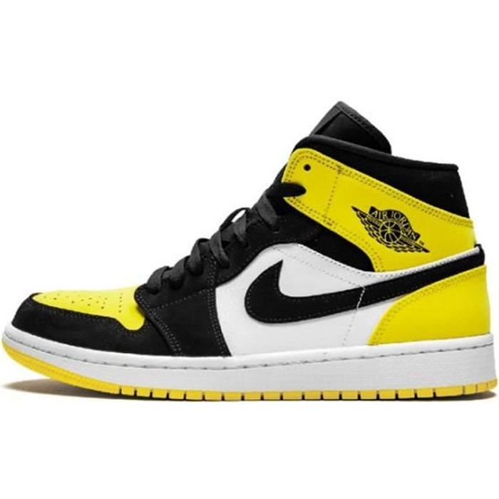 Jordan 1 mid jaune et noir - Cdiscount Jordan 1 mid jaune et noir - Cdiscount